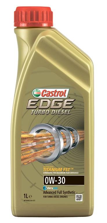 Моторное масло CASTROL EDGE Turbo Diesel Titanium FST SAE 0W-30 (1л)