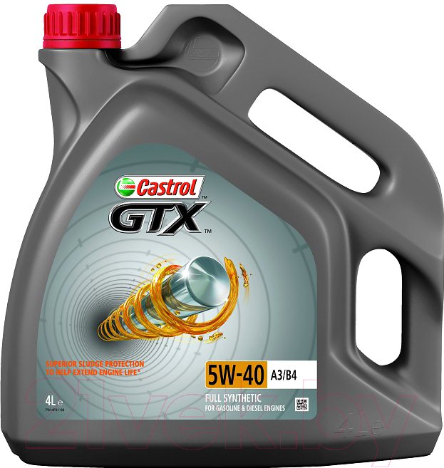 Моторное масло CASTROL GTX A3/B4 SAE 5W-40 (208л, на разлив)