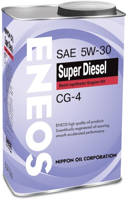 Моторное масло ENEOS Super Diesel Semi-Synthetic CG-4 SAE 5W-30 (0,946л)