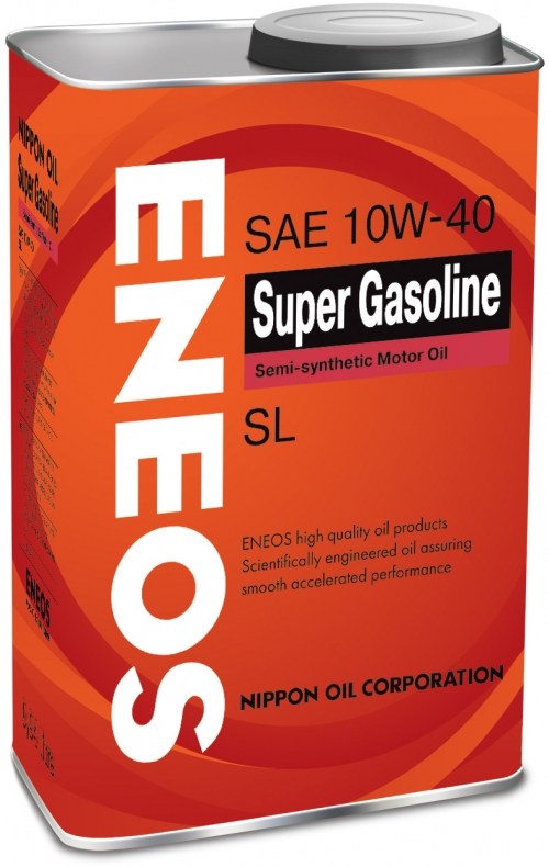 Моторное масло ENEOS Super Gasoline Semi-Synthetic SL SAE 10W-40 (0,946л)