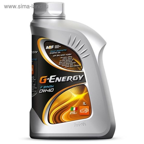 Моторное масло G-Energy F Synth SAE 0W-40 (1л)