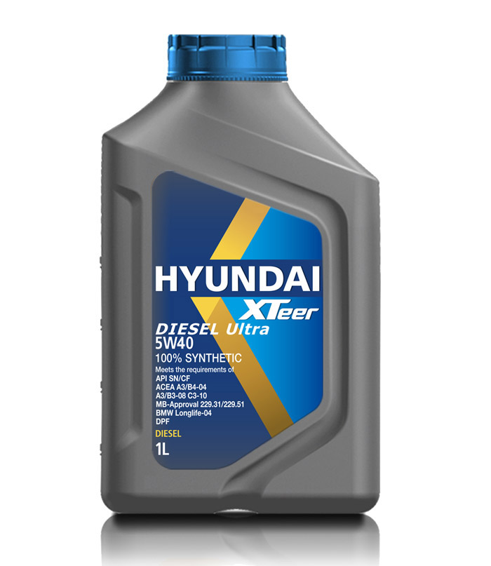 Моторное масло HYUNDAI XTeer Diesel Ultra SAE 5W-40 (1л)