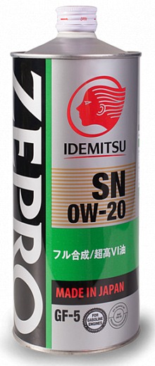 Моторное масло IDEMITSU ZEPRO Eco Medalist 0W-20 SN/GF-5 (1л)