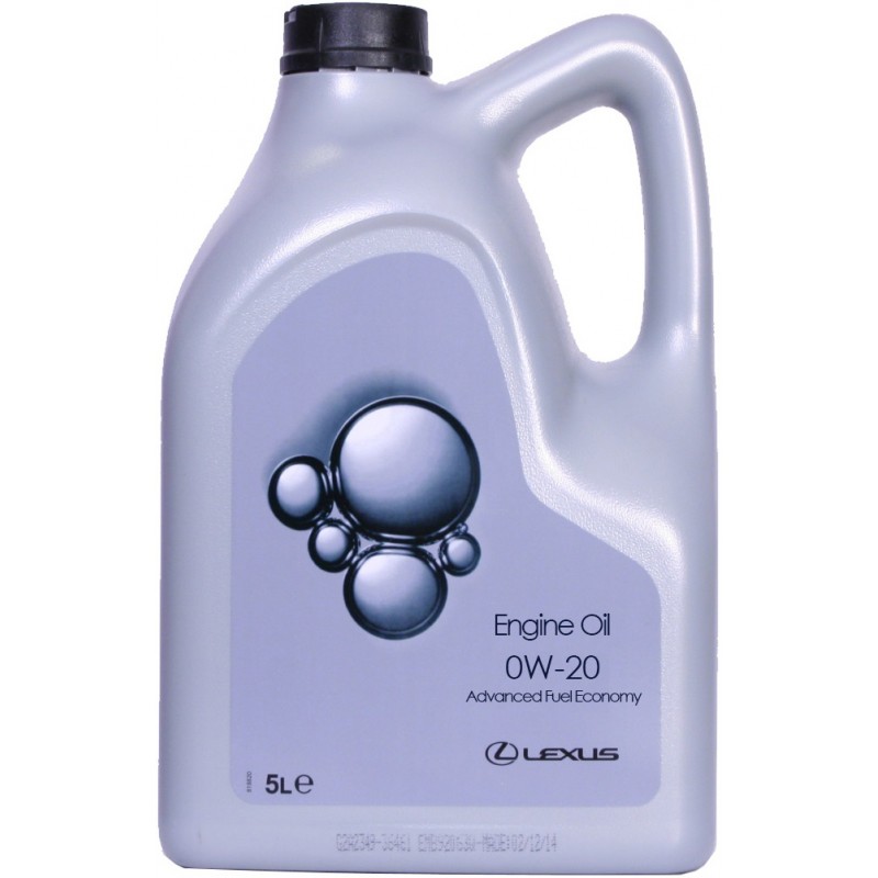 Моторное масло LEXUS Advanced FE Engine Oil SAE 0W-20 (5л) EU