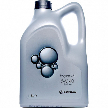 Моторное масло LEXUS Synthetic Engine Oil SAE 5W-40 (5л) EU