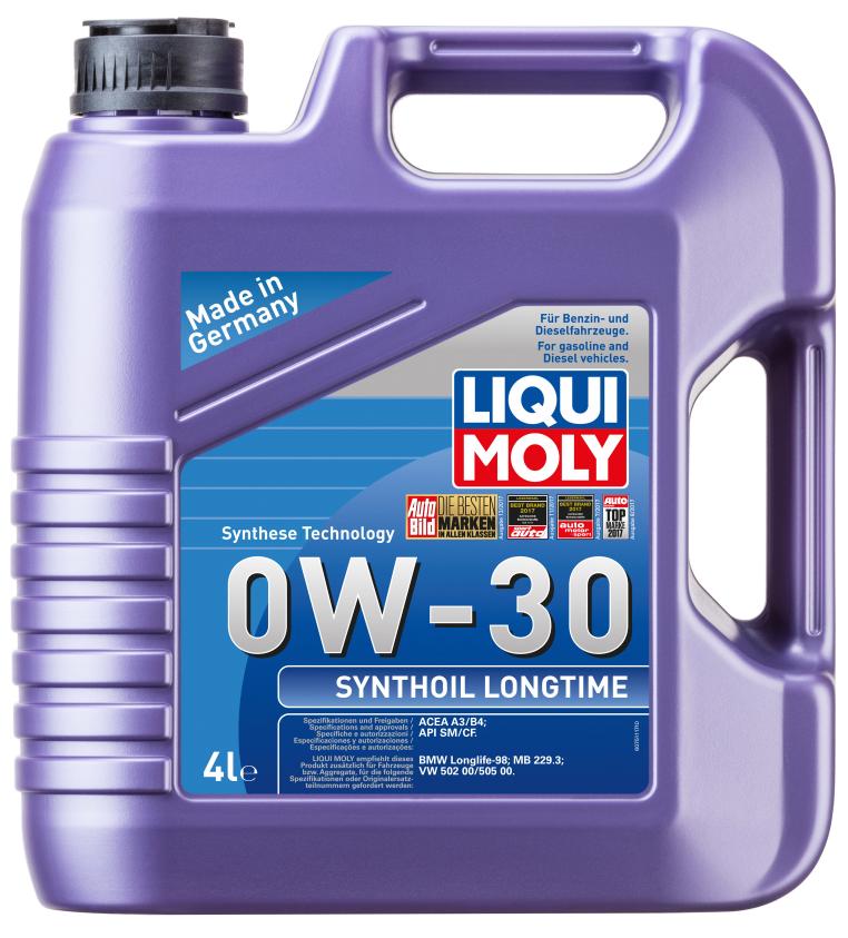 Моторное масло LIQUI MOLY Synthoil Longtime SAE 0W-30 (4л)