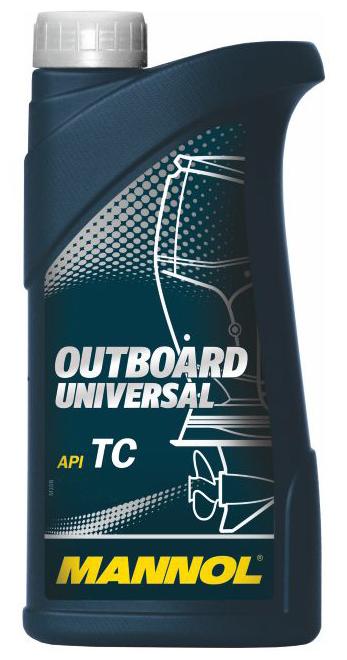 Моторное масло MANNOL 2T OUTBOARD UNIVERSAL 1л