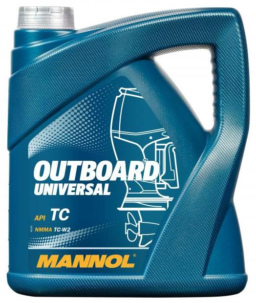 Моторное масло MANNOL 2T OUTBOARD UNIVERSAL 4л
