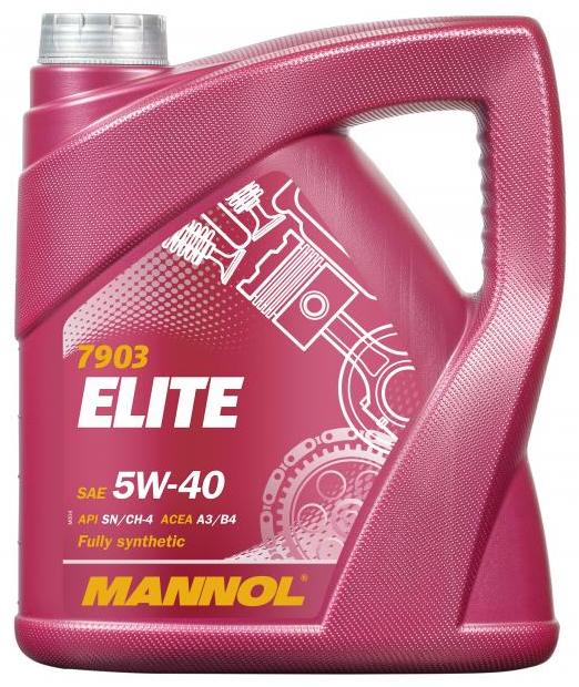 Моторное масло MANNOL ELITE SAE 5W-40 (4л)