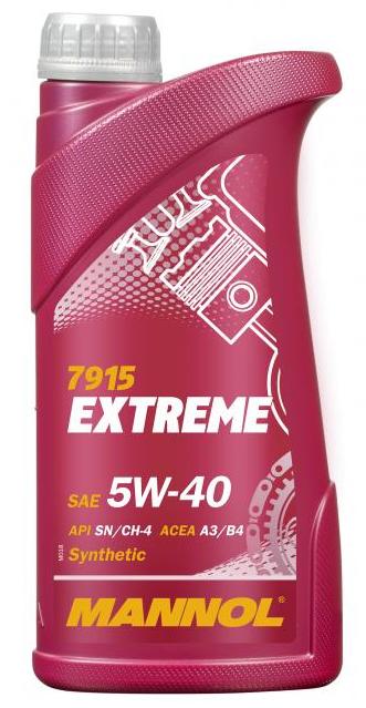 Моторное масло MANNOL EXTREME SAE 5W-40 (1л)
