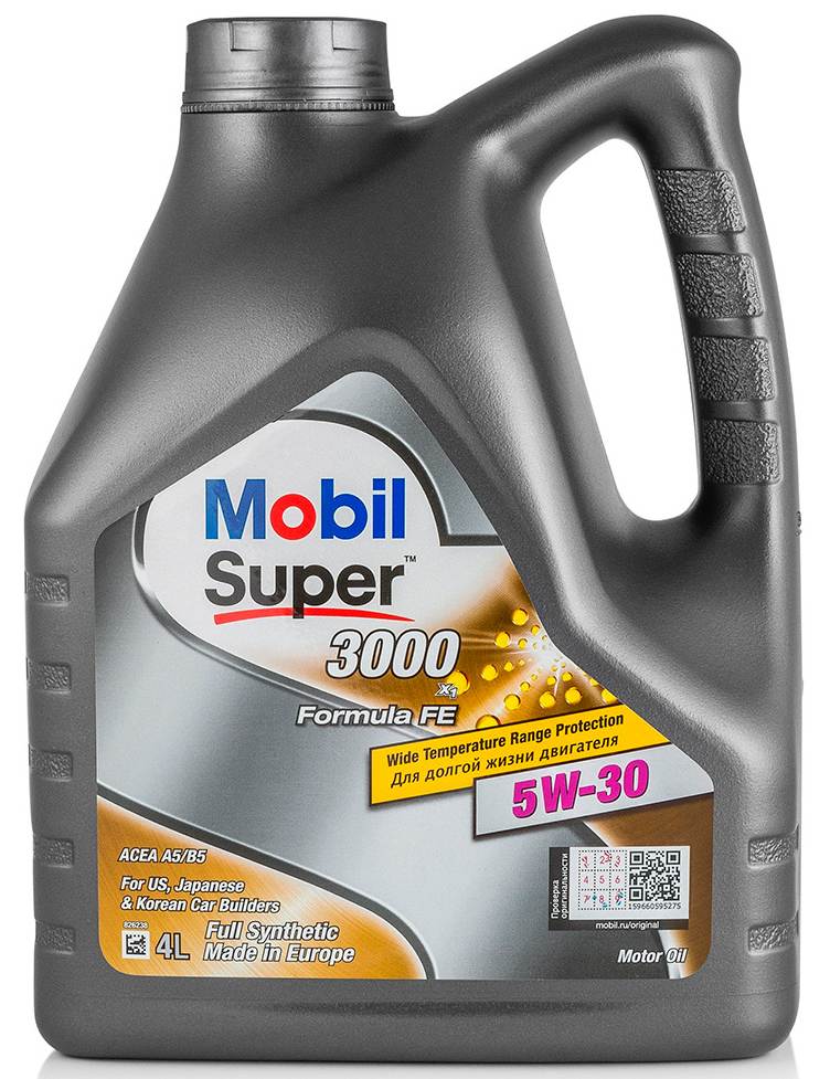 Моторное масло MOBIL Super 3000 X1 Formula FE SAE 5W-30 (208л, на разлив)