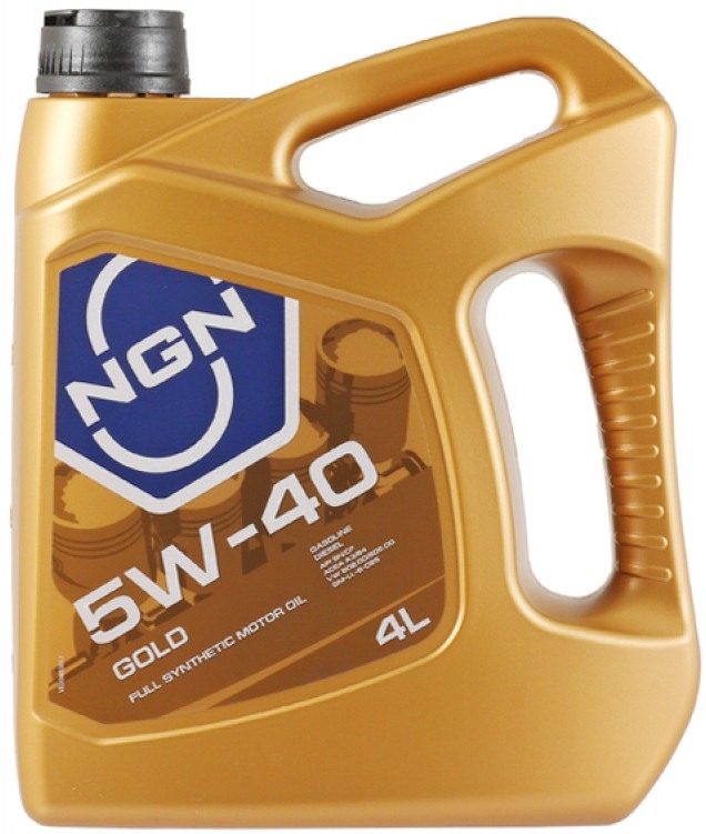 Моторное масло NGN Gold SAE 5W-40 (4л)