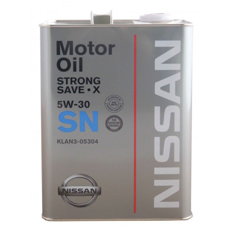 Моторное масло NISSAN SN STRONG SAVE X SAE 5W-30 (4л)