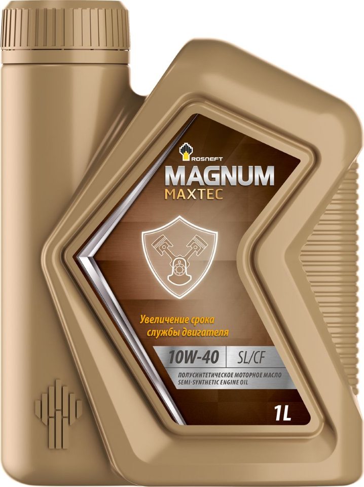 Моторное масло РОСНЕФТЬ Magnum Maxtec SAE 10W-40 (1л)