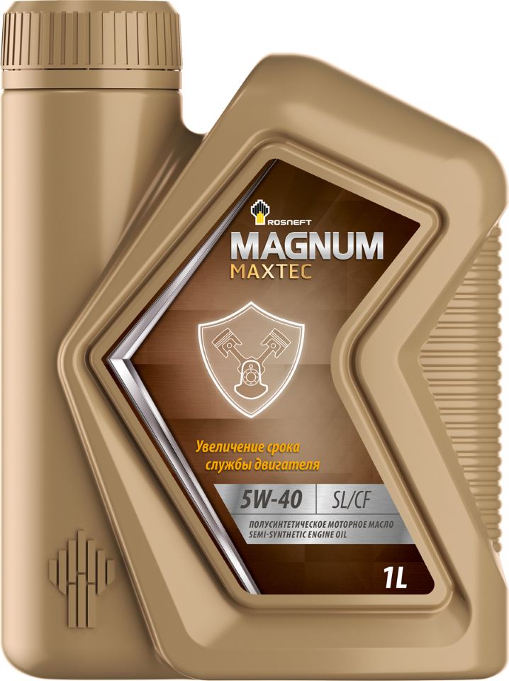 Моторное масло РОСНЕФТЬ Magnum Maxtec SAE 5W-40 (1л)
