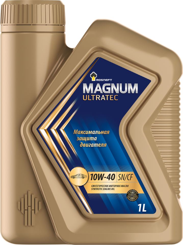 Моторное масло РОСНЕФТЬ Magnum Ultratec Syn SAE 10W-40 (1л)
