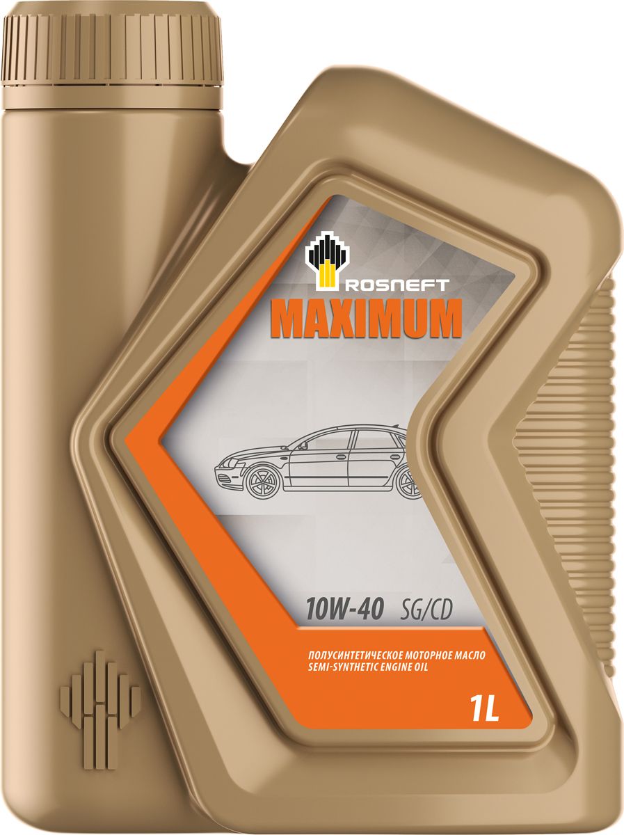 Моторное масло РОСНЕФТЬ Maximum SG/CD SAE 10W-40 (1л)