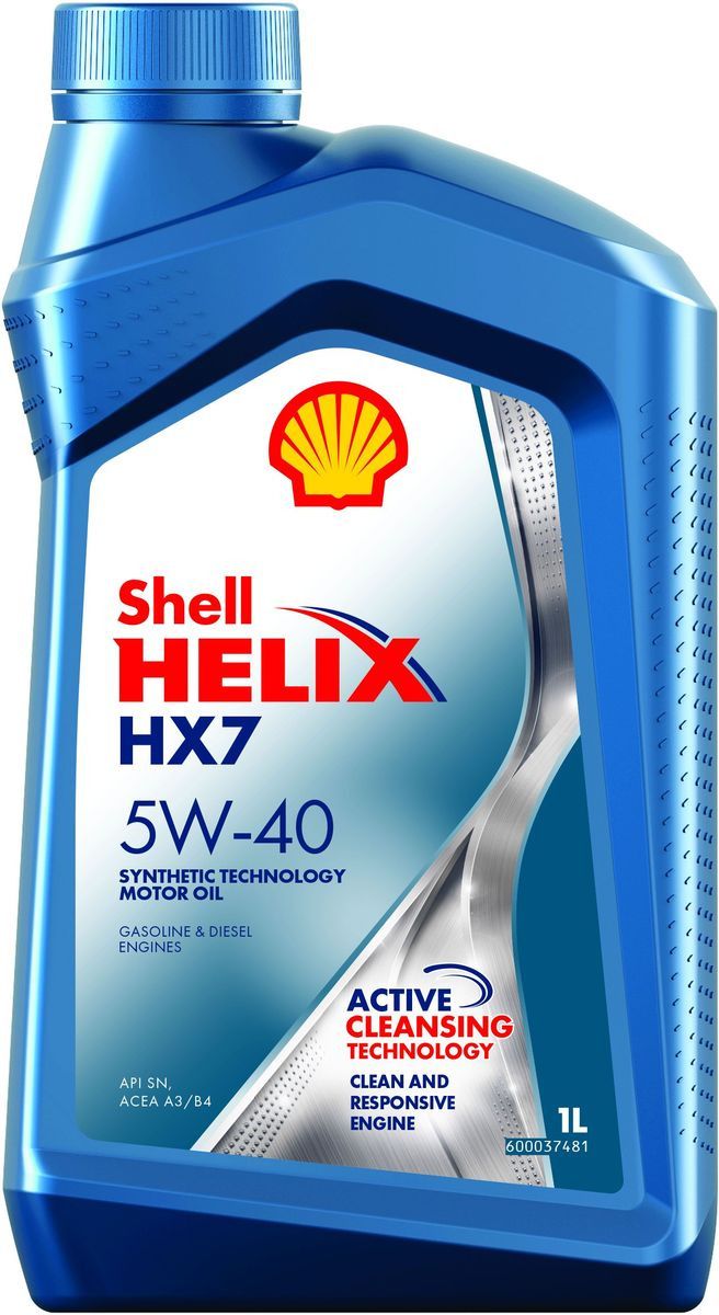 Моторное масло SHELL Helix HX7 SAE 5W-40 (1л)