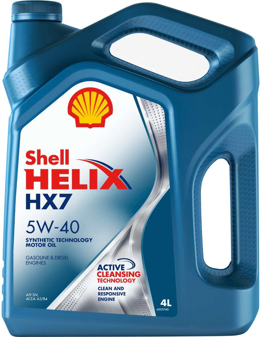 Моторное масло SHELL Helix HX7 SAE 5W-40 (209л, на разлив)