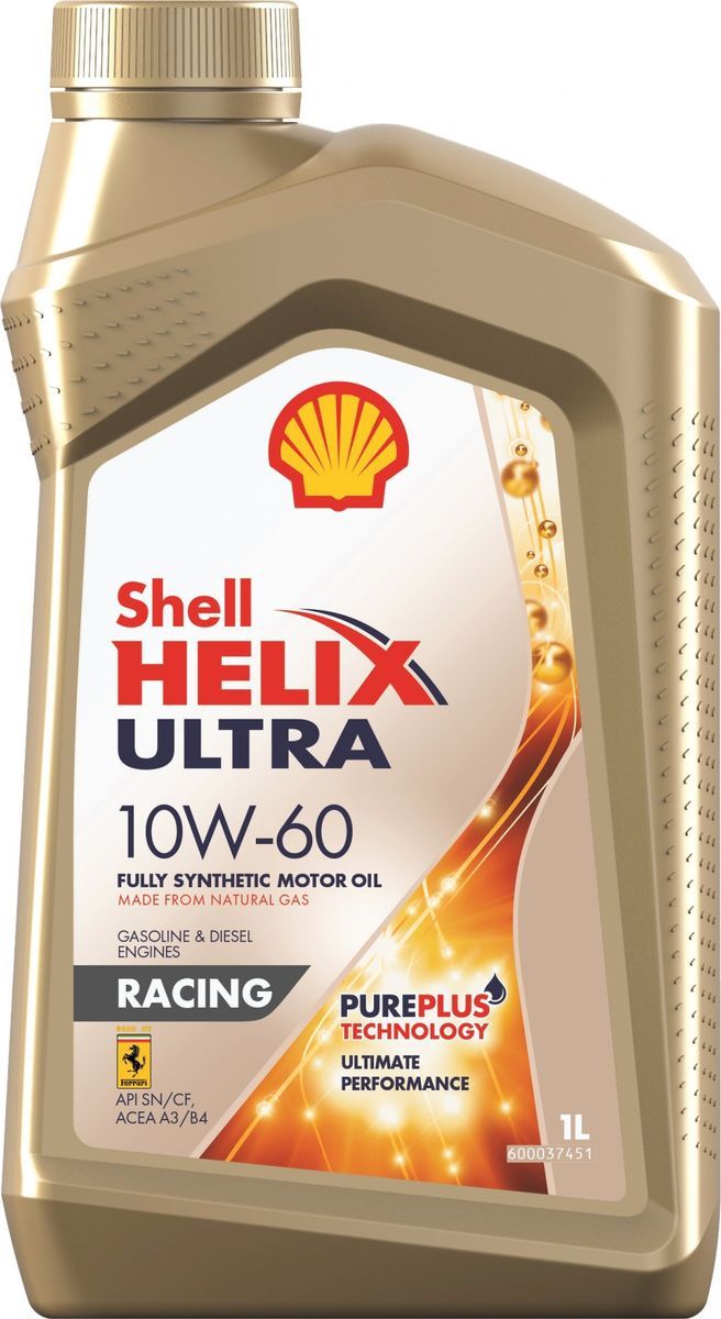 Моторное масло SHELL Helix Ultra Racing SAE 10W-60 (1л)