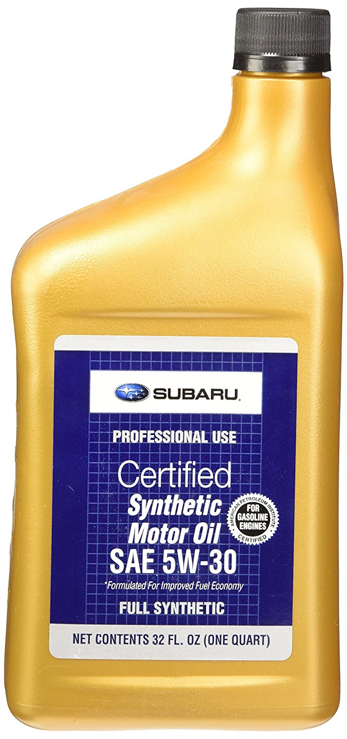 Моторное масло SUBARU Synthetic SN SAE 5W-30 (0,946л) USA