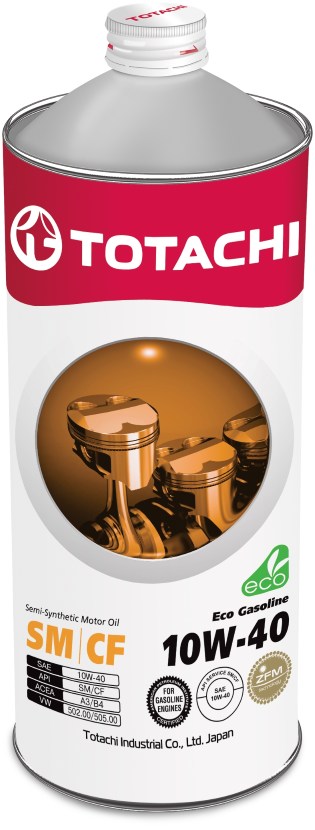 Моторное масло TOTACHI Eco Gasoline SM/CF SAE 10W-40 (1л)