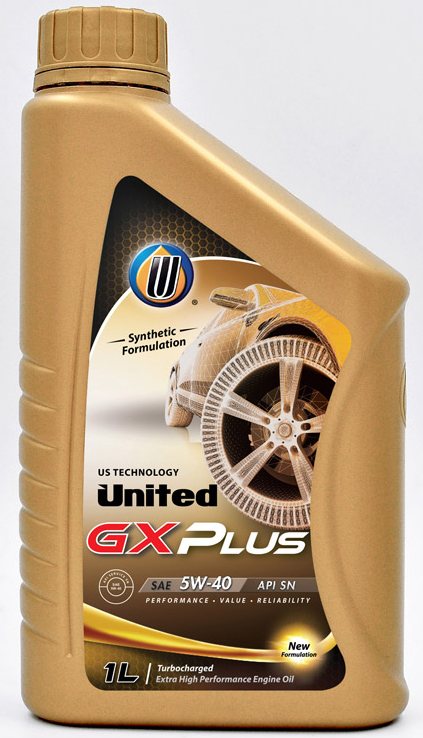 Моторное масло United Oil GXPlus SN SAE 5W-40 (1л)