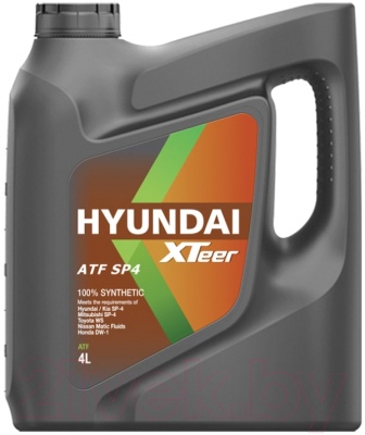 Трансмиссионное масло HYUNDAI XTeer ATF SP4 / MV6 (200л, на разлив)